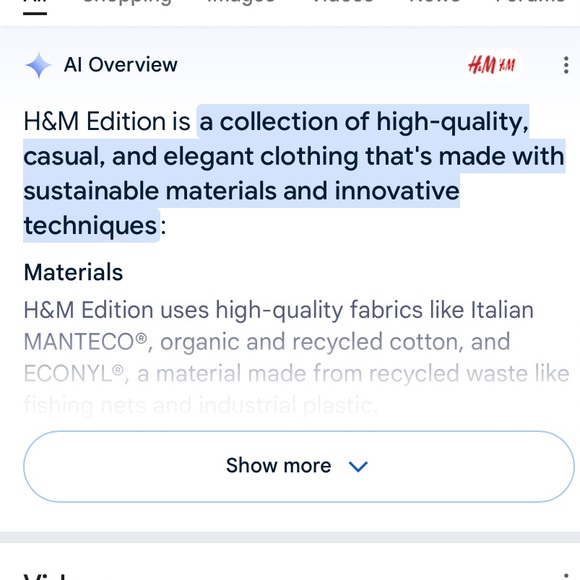 H&M Edition black sequined organza button down shirt in black Small - Picture 10 of 10